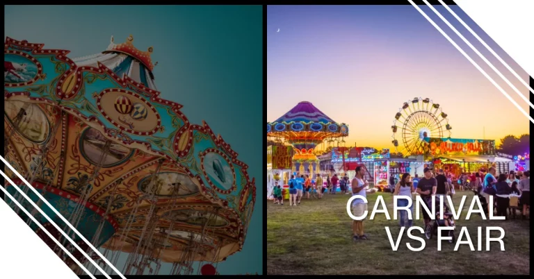 What is Difference Between Carnival and Fair