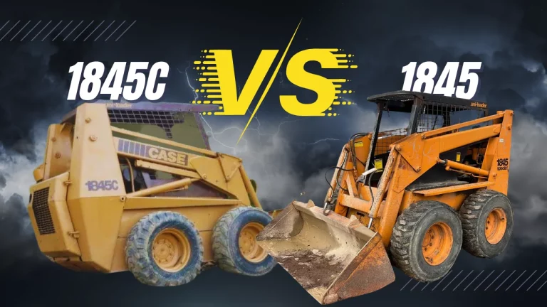 Difference between Case 1845 and 1845C skid steer