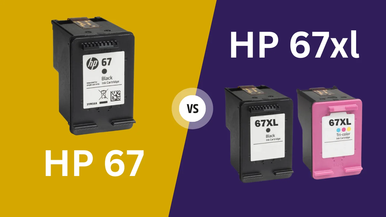 Difference between HP 67 and 67xl Ink Cartridge